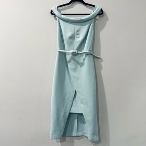 Eva Longoria NYC Collection Off Shoulder Midi Dress. Size 4. NWT